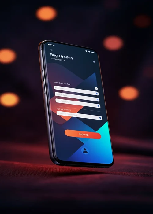 Mr Jones Casino registration form interface showing email, password, and country selection fields, emphasizing quick sign-up.